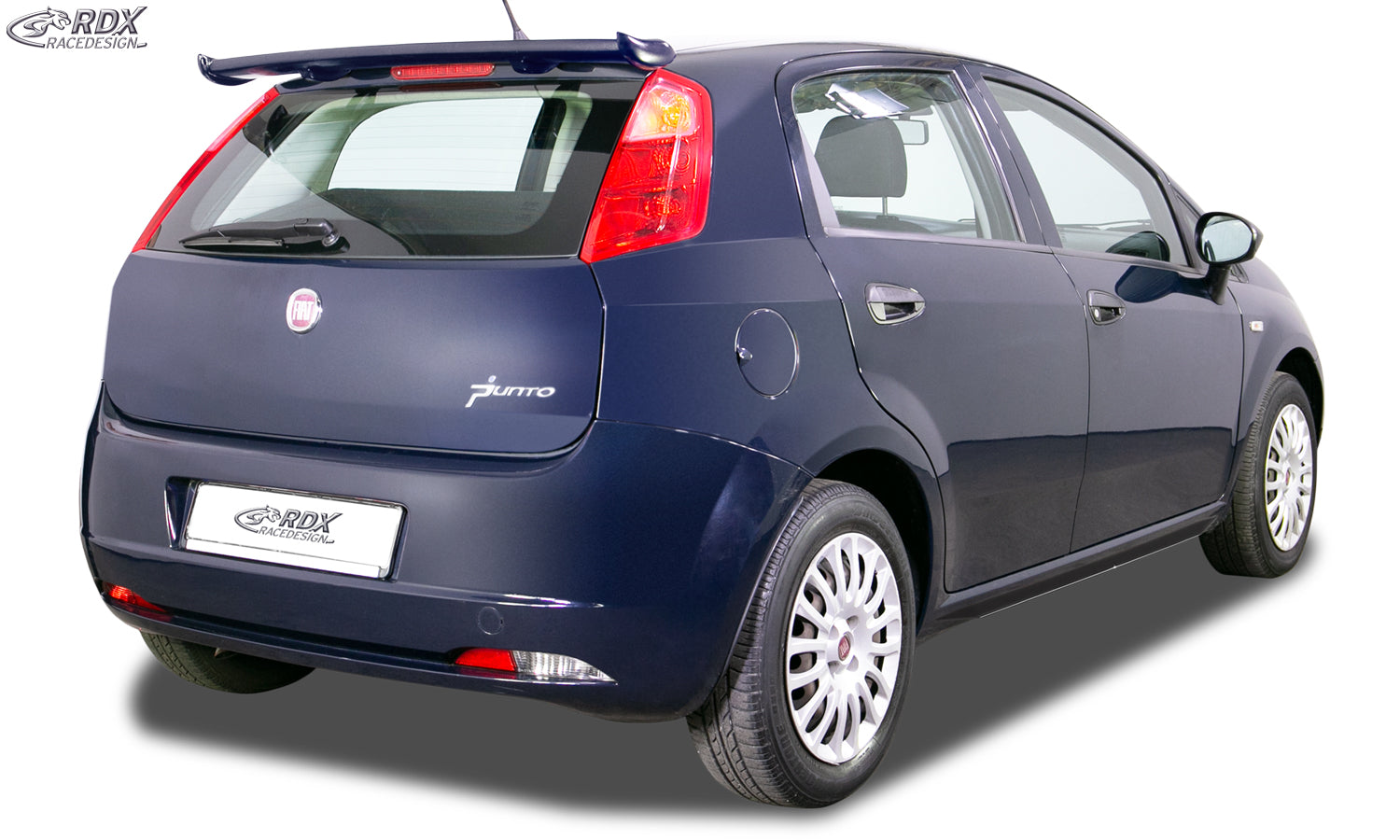 RDX Heckspoiler für FIAT Grande Punto, Punto Evo, Punto (199, 2005-2018) Dachspoiler Heckflügel Dach Heck Spoiler Flügel
