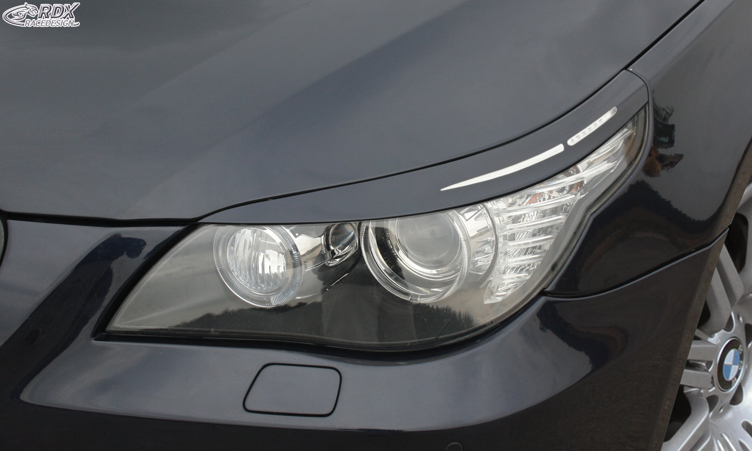 RDX Scheinwerferblenden für BMW 5er E60 / E61 -2007 Böser Blick