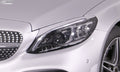 RDX Scheinwerferblenden für MERCEDES C-Klasse W205, S205, C205 (2014+) Böser Blick
