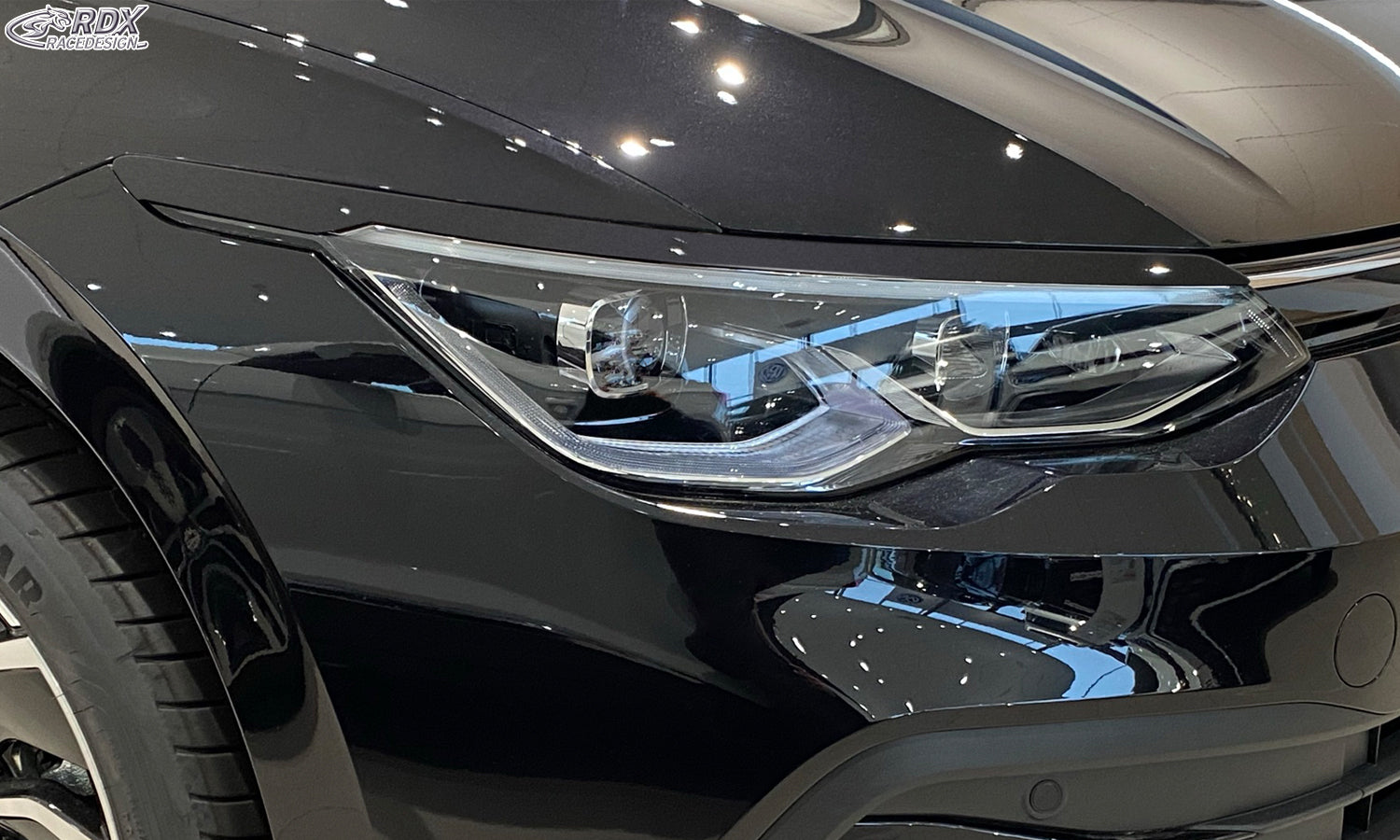 RDX Scheinwerferblenden für VW Golf 8 (CD / CDV | 2019-heute) Böser Blick
