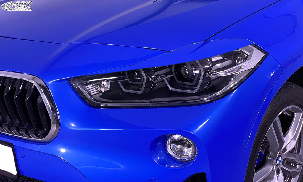 RDX Scheinwerferblenden für BMW X2 (F2X / F39 / 2017+) Böser Blick