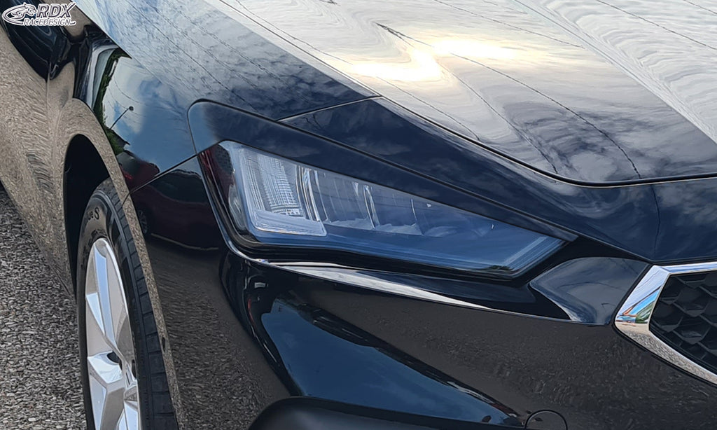 RDX Scheinwerferblenden für SEAT Leon (KL / 2020+) / SEAT Taracco (KN / 2018+) / CUPRA Leon (KL / 2020+) / CUPRA Formentor (KM / 2020+) Böser Blick