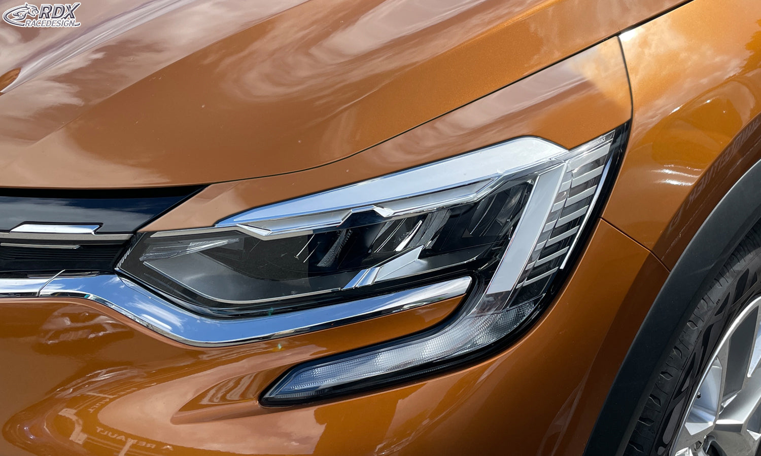 RDX Scheinwerferblenden für RENAULT Captur II (RJB / 2020+) Böser Blick