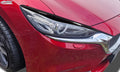 RDX Scheinwerferblenden für MAZDA 6 (GJ / GL / 2018-2024) schwarz glänzend Böser Blick