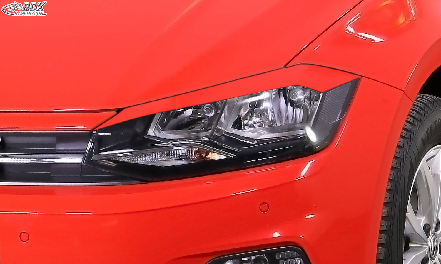 RDX Scheinwerferblenden für VW Polo (2G / AW / 2017+) Böser Blick