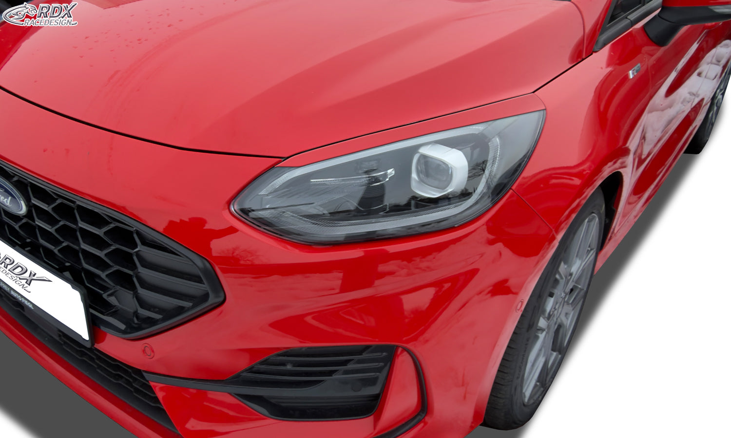 RDX Scheinwerferblenden für FORD Fiesta (MK8 / 2022-2024) LED-Matrix, Böser Blick