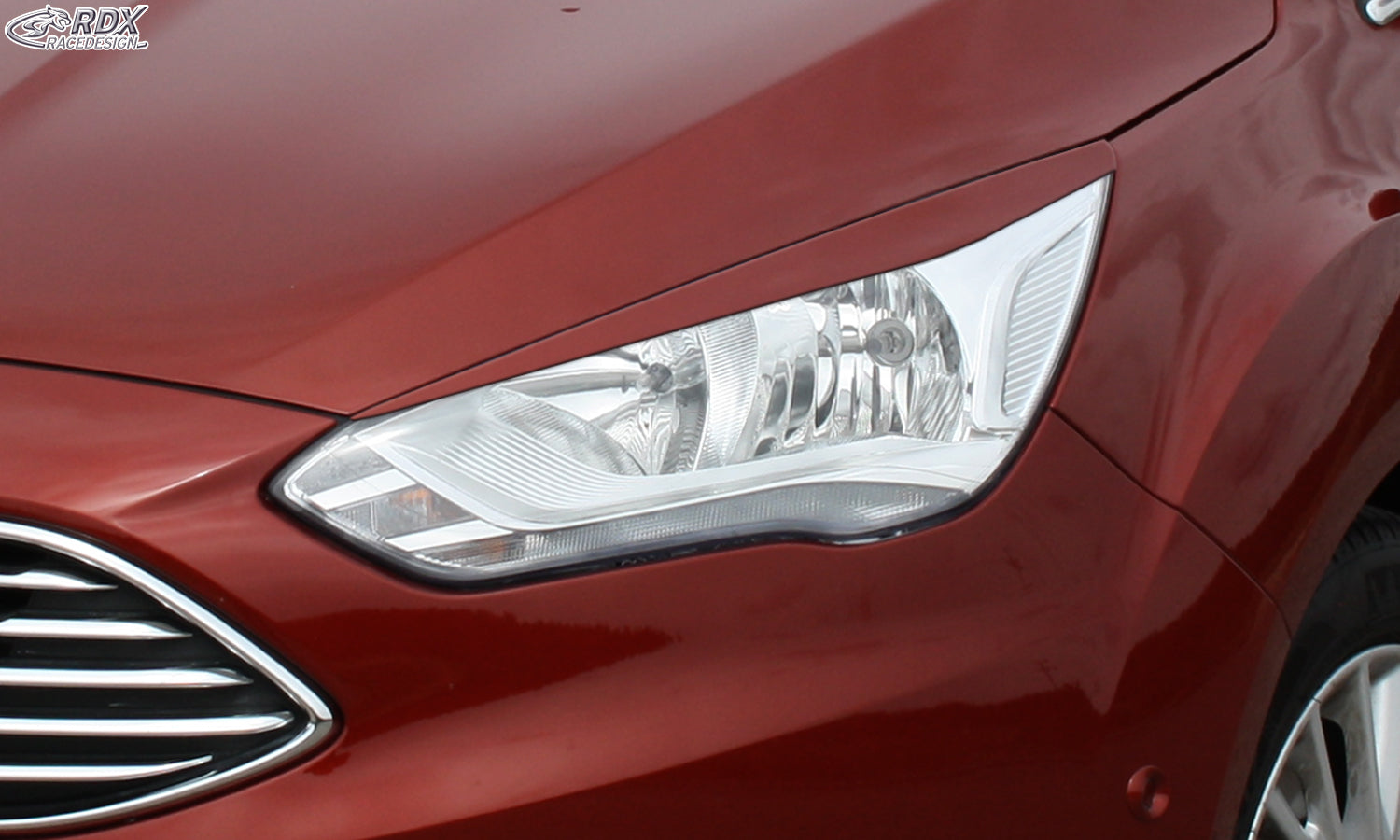RDX Scheinwerferblenden für FORD C-Max (DXA / 2015+) Böser Blick