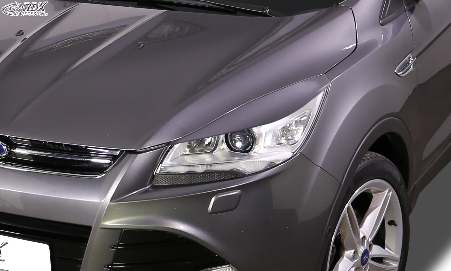 RDX Scheinwerferblenden für FORD Kuga 2 (DM2 / 2012+) Böser Blick