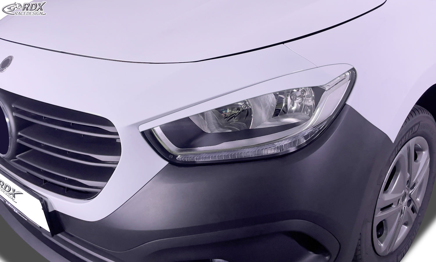 RDX Scheinwerferblenden für MERCEDES Citan, Citan Tourer, T-Klasse (W420) Böser Blick