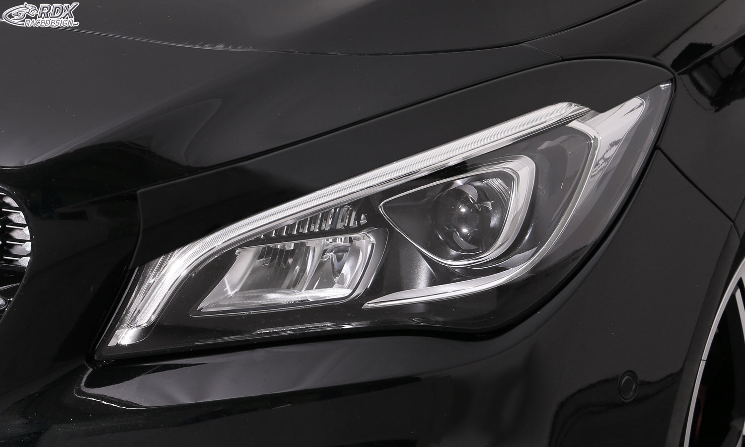 RDX Scheinwerferblenden für MERCEDES CLA (245 G / C117 / X117 / 2016-2019) Böser Blick