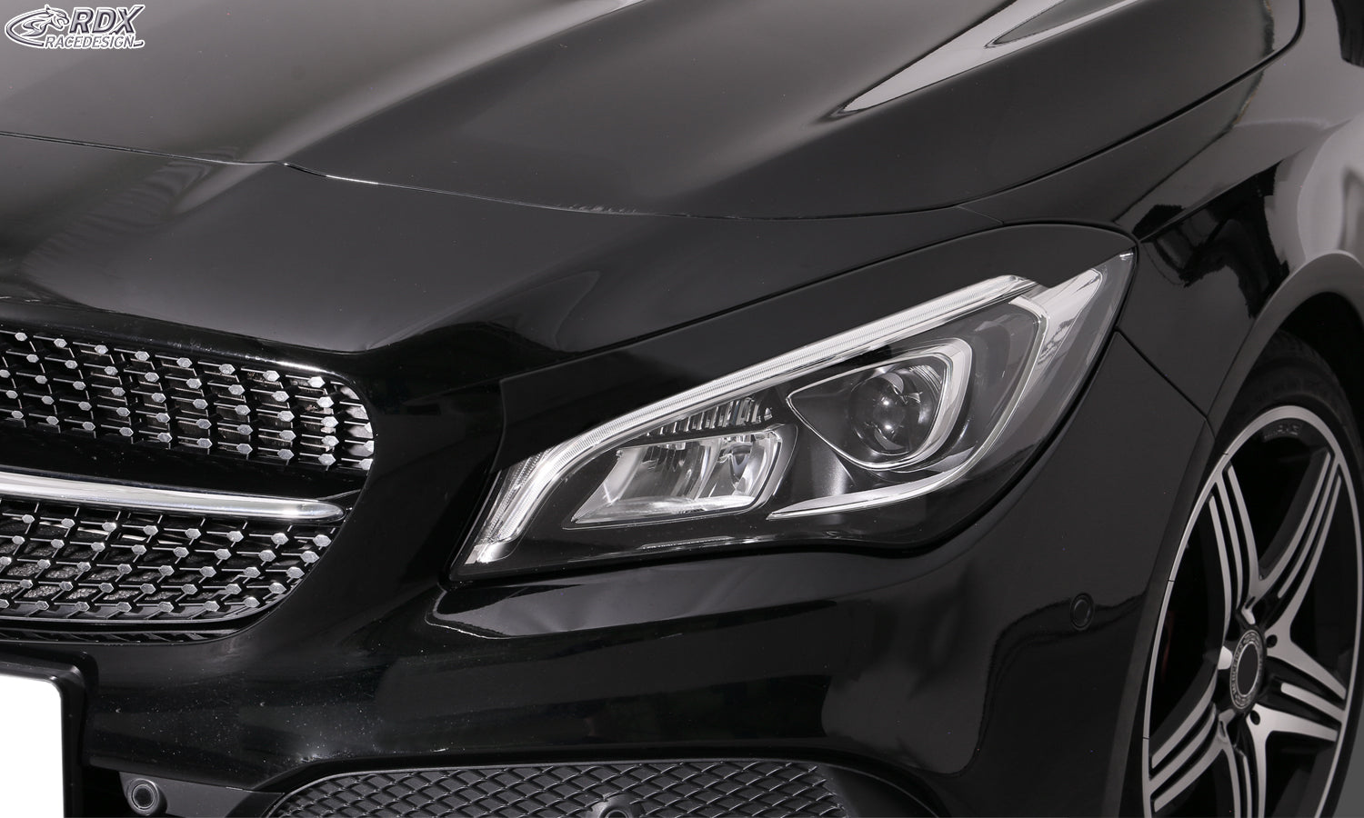 RDX Scheinwerferblenden für MERCEDES CLA (245 G / C117 / X117 / 2016-2019) Böser Blick