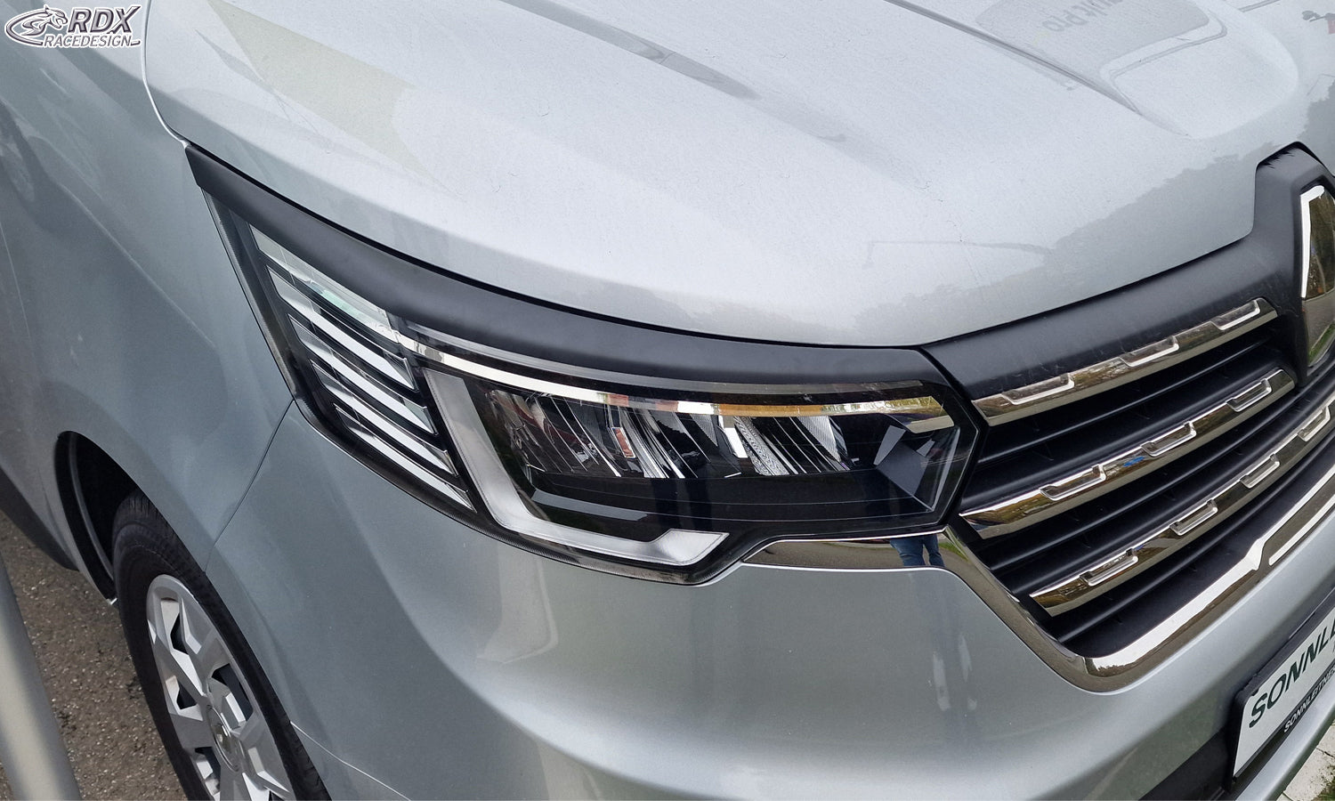 RDX Scheinwerferblenden für RENAULT Trafic & NISSAN Primastar / NV300 (2021+) Böser Blick