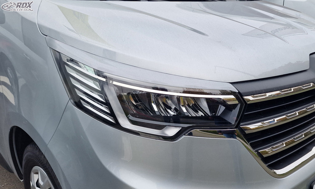 RDX Scheinwerferblenden für RENAULT Trafic & NISSAN Primastar / NV300 (2021+) Böser Blick