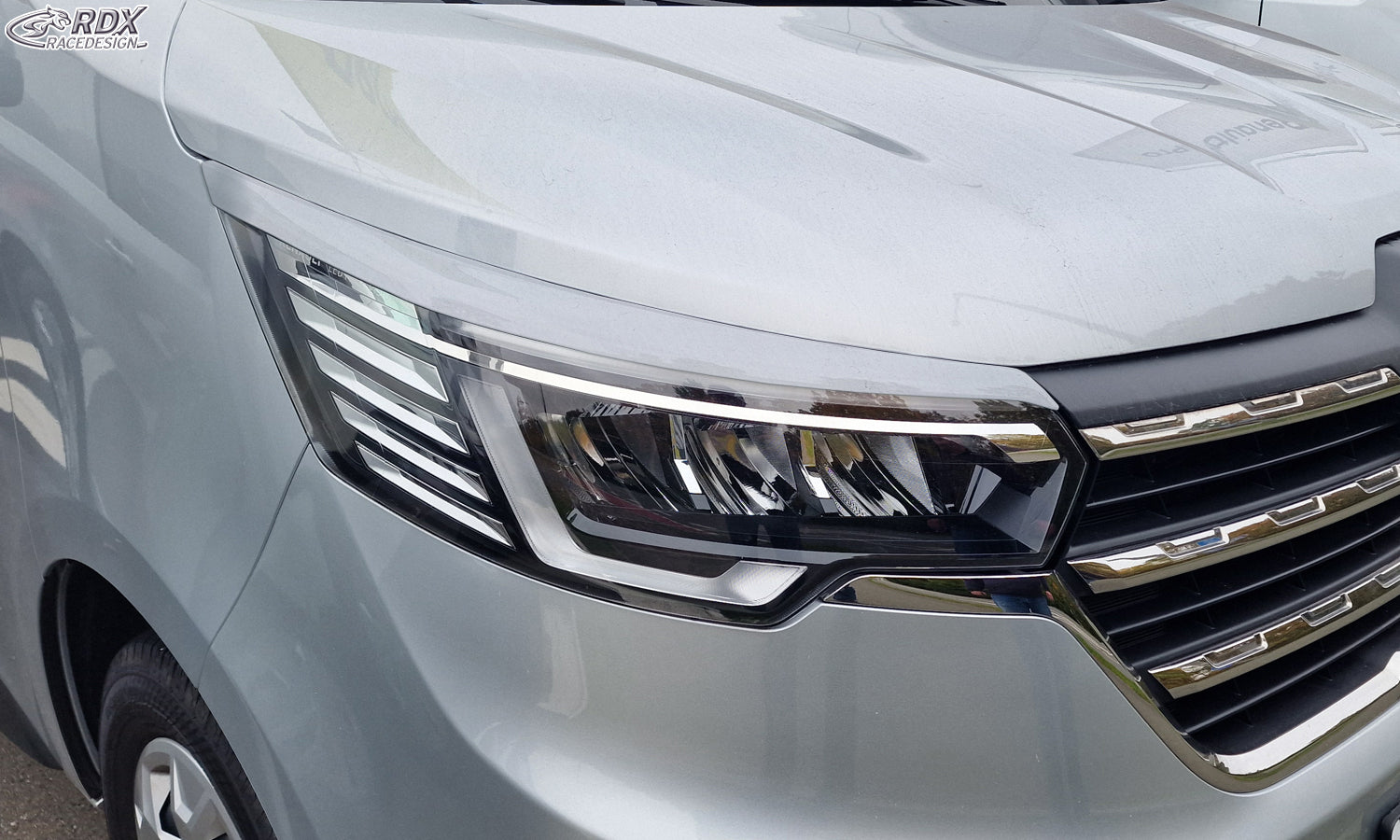 RDX Scheinwerferblenden für RENAULT Trafic & NISSAN Primastar / NV300 (2021+) Böser Blick