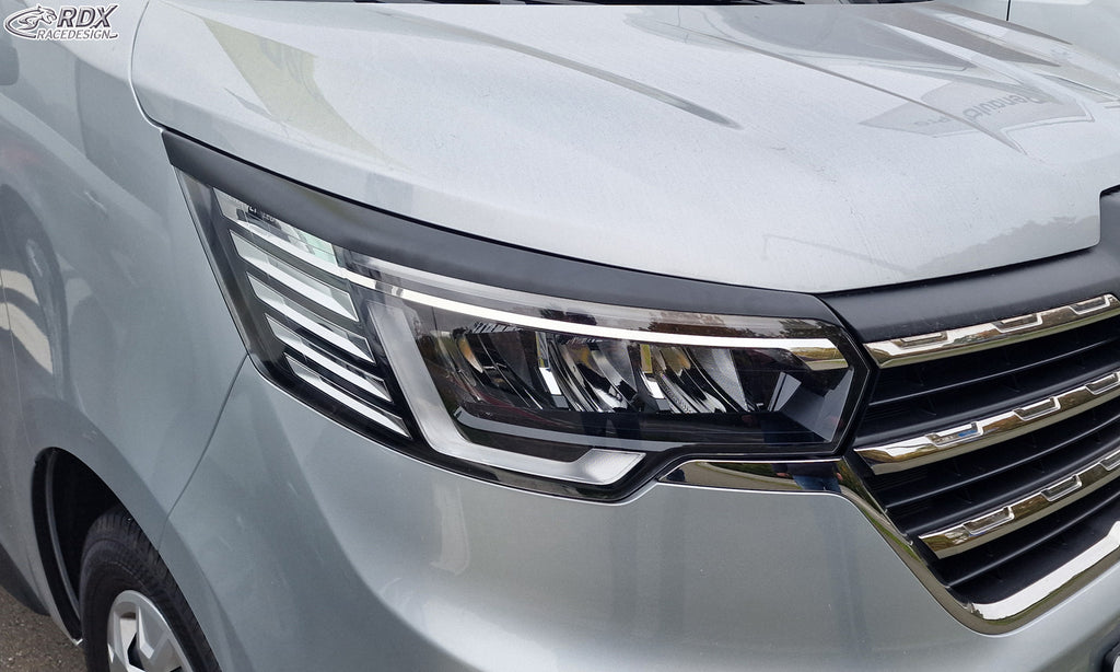 RDX Scheinwerferblenden für RENAULT Trafic & NISSAN Primastar / NV300 (2021+) Böser Blick