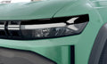 RDX Scheinwerferblenden für DACIA Duster III DJF (Mod. 2024-heute) & Bigster DJF (Mod. 2025-heute) schwarz glänzend Böser Blick