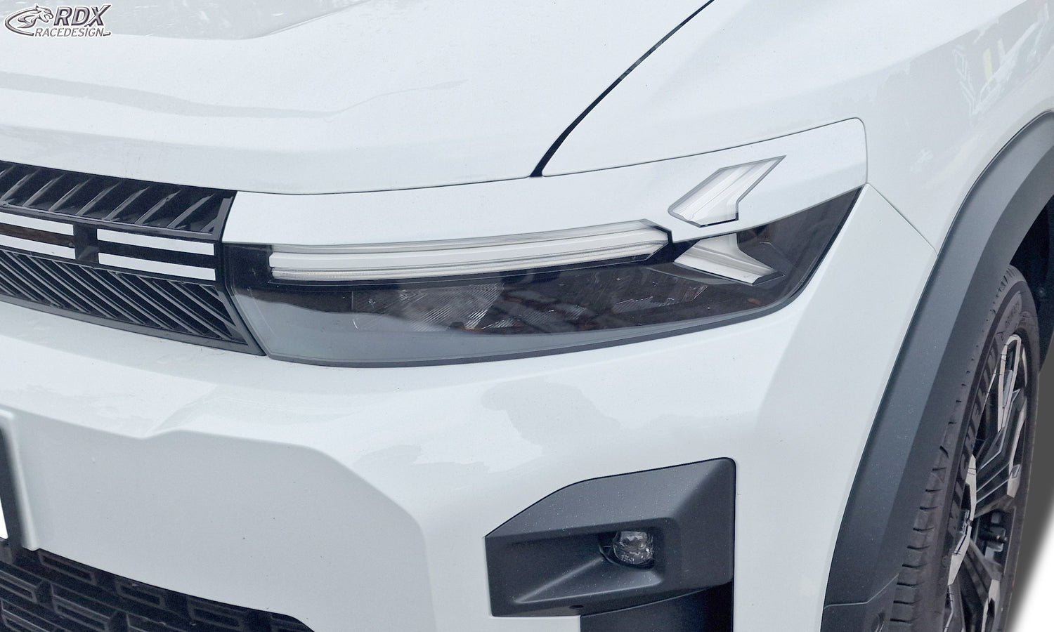 RDX Scheinwerferblenden für DACIA Duster III DJF (Mod. 2024-heute) & Bigster DJF (Mod. 2025-heute) Böser Blick