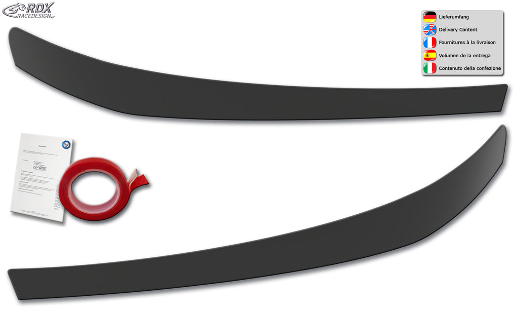 RDX Scheinwerferblenden für HYUNDAI H-1 / H300 / i800 (TQ / 2018+) Böser Blick