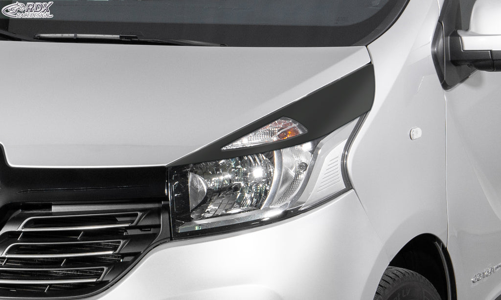 RDX Scheinwerferblenden für RENAULT Trafic & NISSAN NV300 & FIAT Talento & MITSUBISHI Express (-2021) Böser Blick