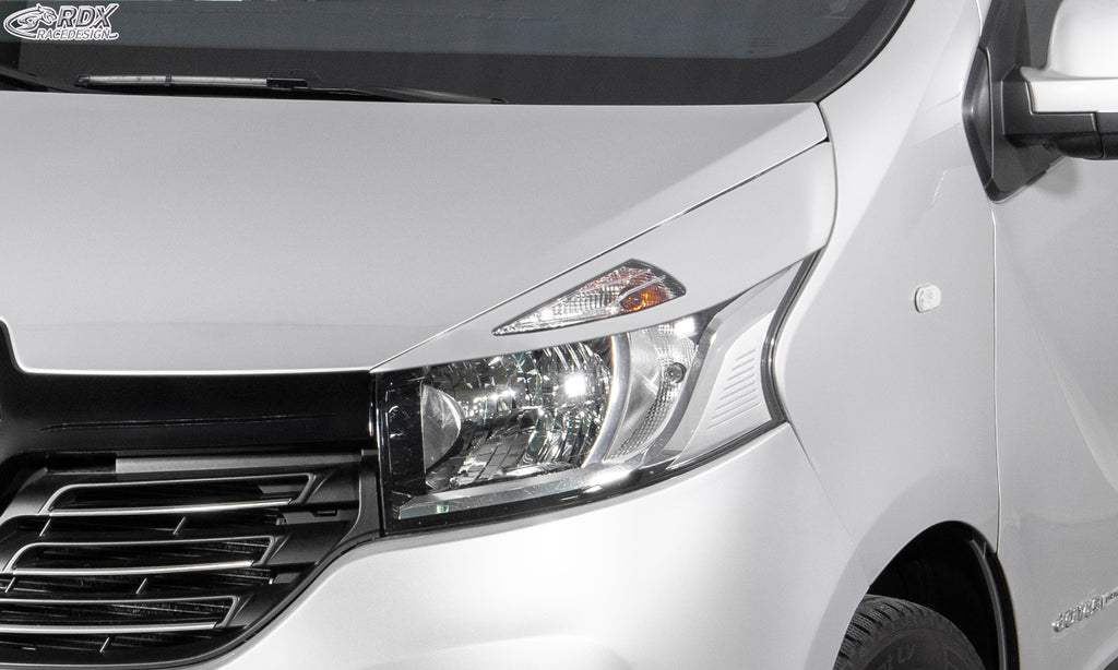 RDX Scheinwerferblenden für RENAULT Trafic & NISSAN NV300 & FIAT Talento & MITSUBISHI Express (-2021) Böser Blick