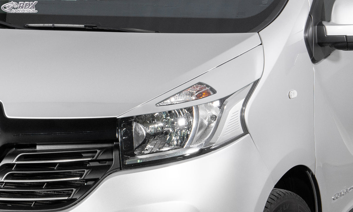 RDX Scheinwerferblenden für RENAULT Trafic & NISSAN NV300 & FIAT Talento & MITSUBISHI Express (-2021) Böser Blick