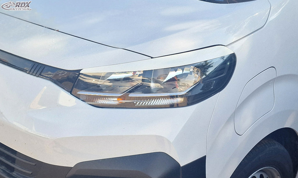 RDX Scheinwerferblenden für CITROEN Jumpy & SpaceTourer, FIAT Scudo & Ulyssee, OPEL Zafira & Vivaro, PEUGEOT Expert & Traveller, TOYOTA Proace & Proace Verso (V) 2024-heute Böser Blick