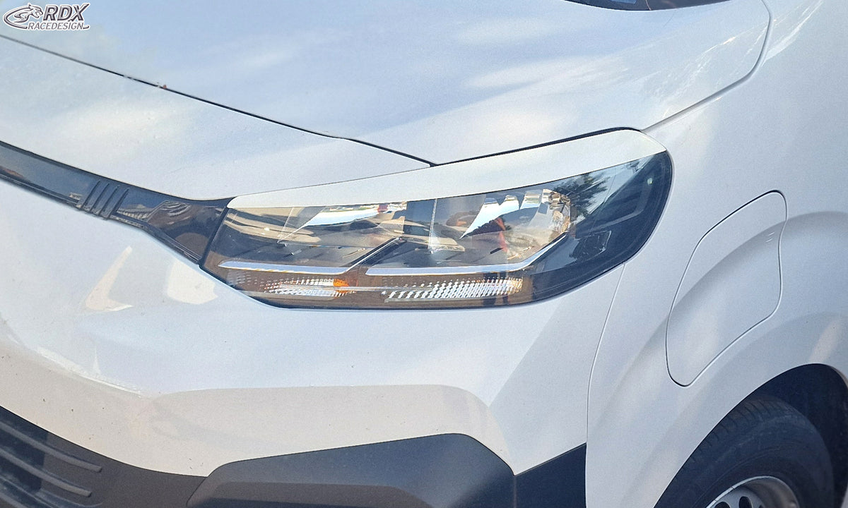 RDX Scheinwerferblenden für CITROEN Jumpy & SpaceTourer, FIAT Scudo & Ulyssee, OPEL Zafira & Vivaro, PEUGEOT Expert & Traveller, TOYOTA Proace & Proace Verso (V) 2024-heute Böser Blick