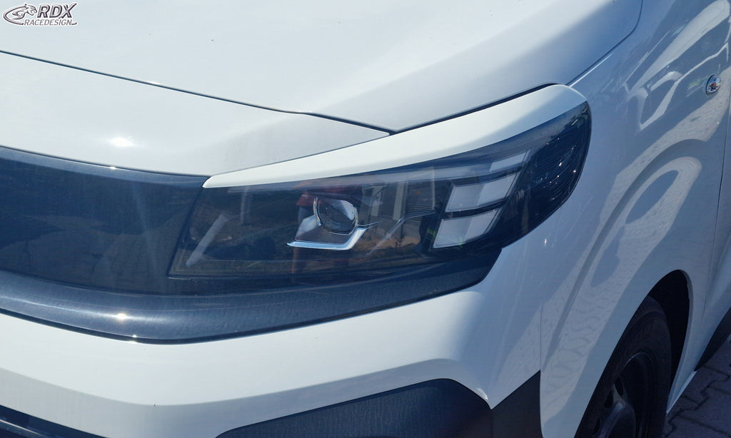 RDX Scheinwerferblenden für CITROEN Jumpy & SpaceTourer, FIAT Scudo & Ulyssee, OPEL Zafira & Vivaro, PEUGEOT Expert & Traveller, TOYOTA Proace & Proace Verso (V) 2024-heute Böser Blick