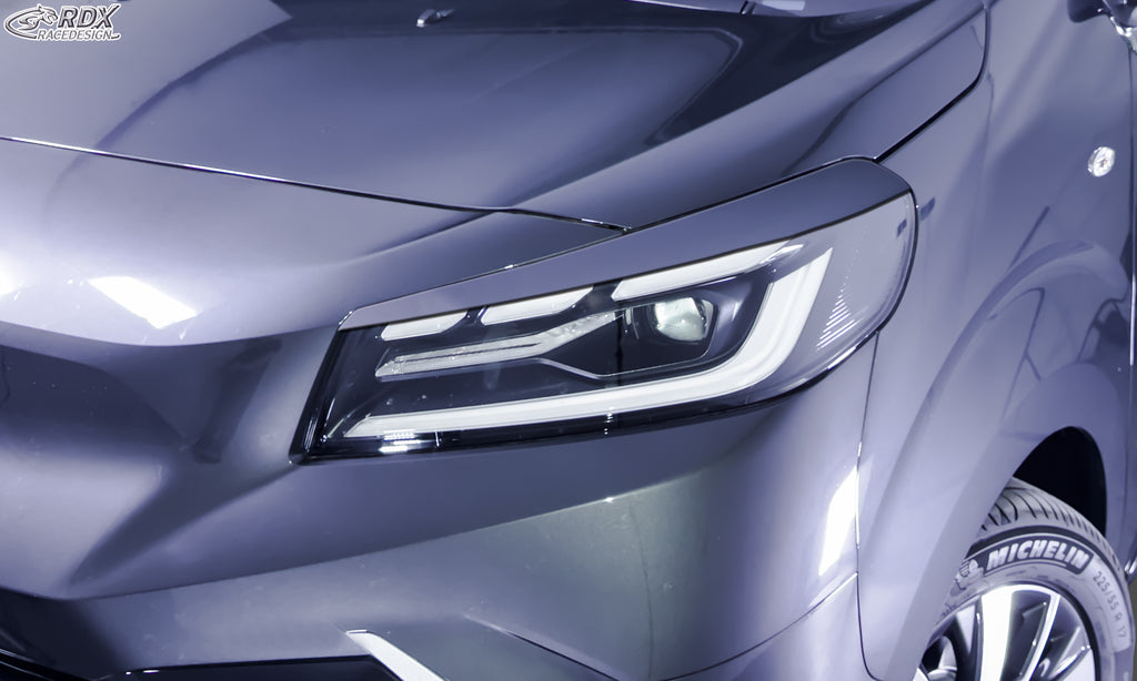 RDX Scheinwerferblenden für CITROEN Jumpy & SpaceTourer, FIAT Scudo & Ulyssee, OPEL Zafira & Vivaro, PEUGEOT Expert & Traveller, TOYOTA Proace & Proace Verso (V) 2024-heute Böser Blick