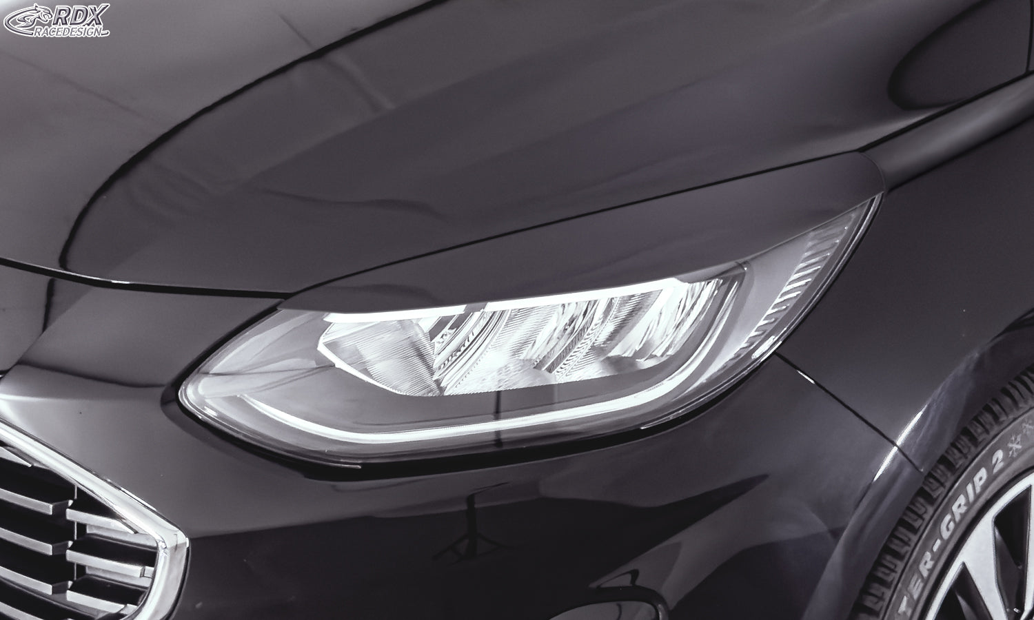 RDX Scheinwerferblenden für FORD Fiesta (MK8 / 2022-2024) Böser Blick