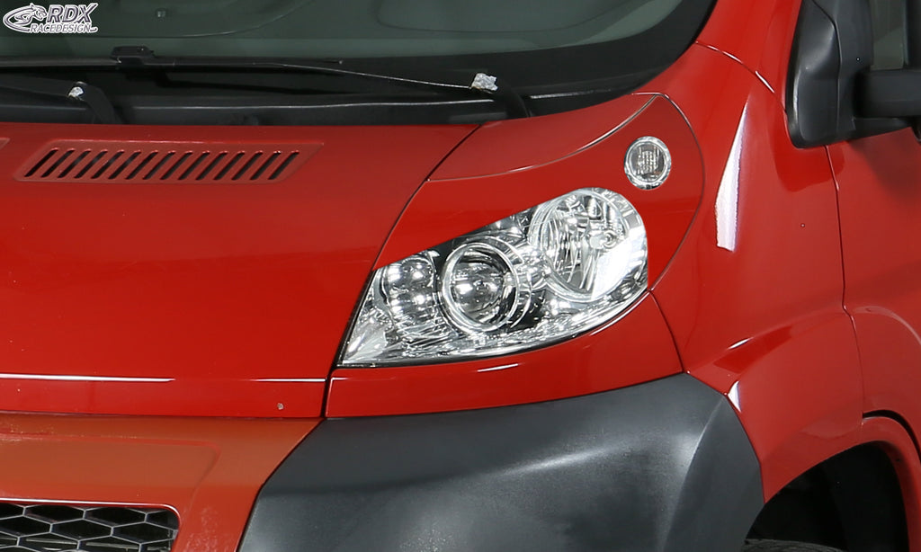 RDX Scheinwerferblenden für FIAT Ducato & CITROEN Jumper & PEUGEOT Boxer (2006-2014) & RAM ProMaster (2013+) Böser Blick