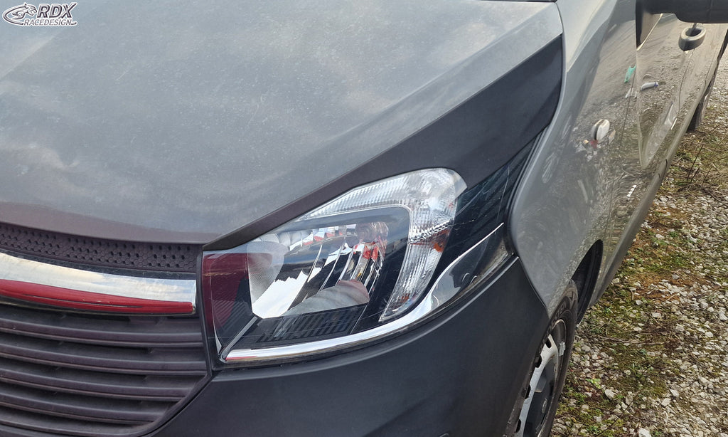 RDX Scheinwerferblenden für OPEL Vivaro (2014-2019) Böser Blick