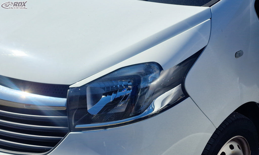 RDX Scheinwerferblenden für OPEL Vivaro (2014-2019) Böser Blick