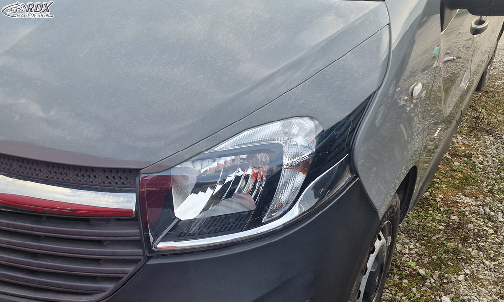 RDX Scheinwerferblenden für OPEL Vivaro (2014-2019) Böser Blick