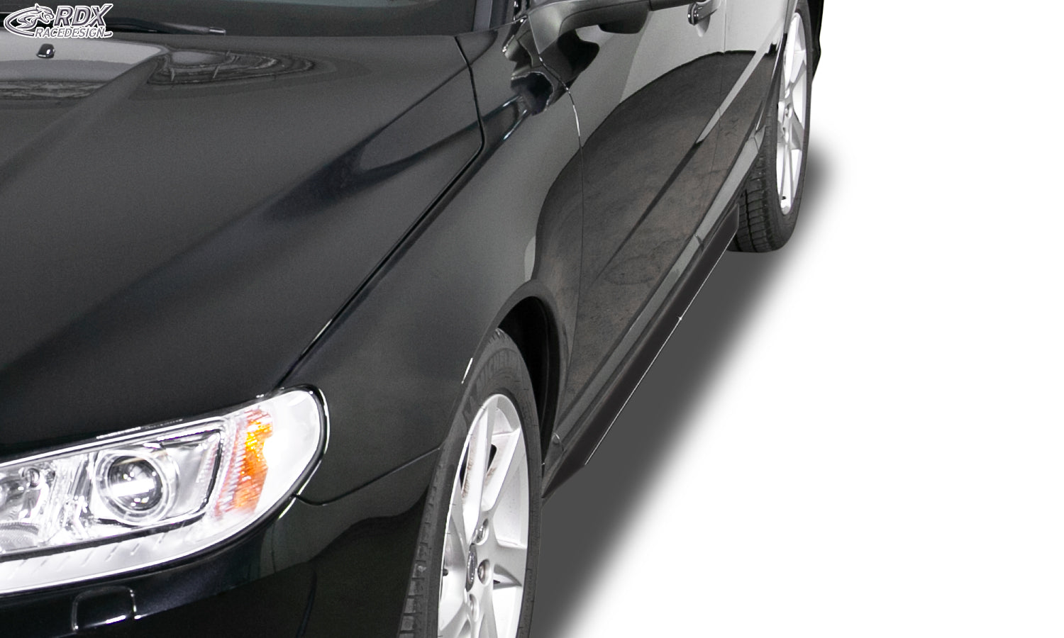 RDX Seitenschweller für VOLVO S80 2006-2016 / V70 2007-2016 "Slim"