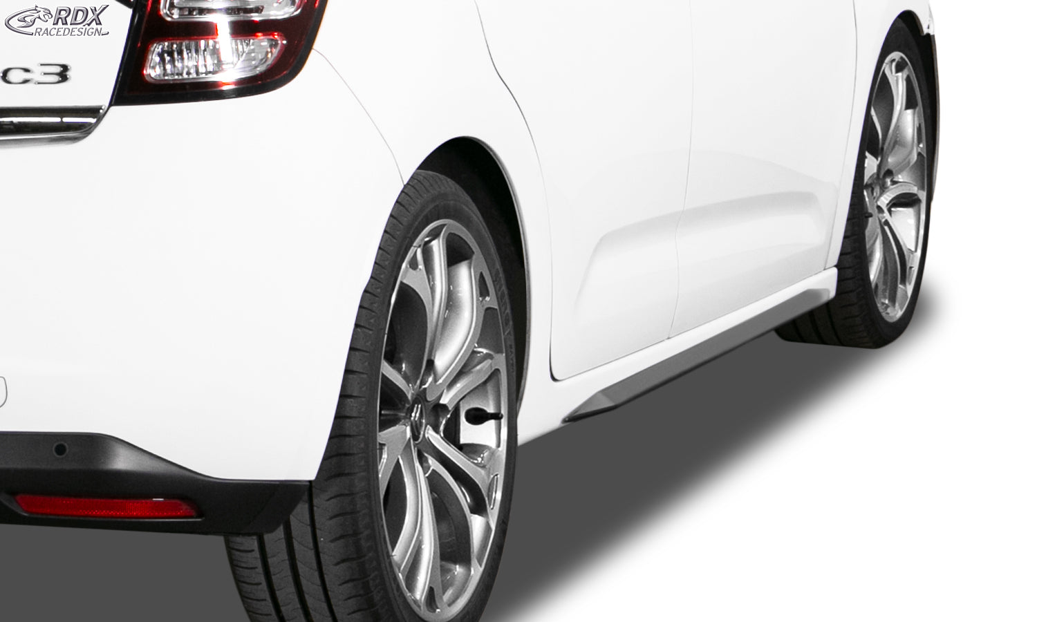 RDX Seitenschweller für CITROEN C3 2009-2017 "Slim"