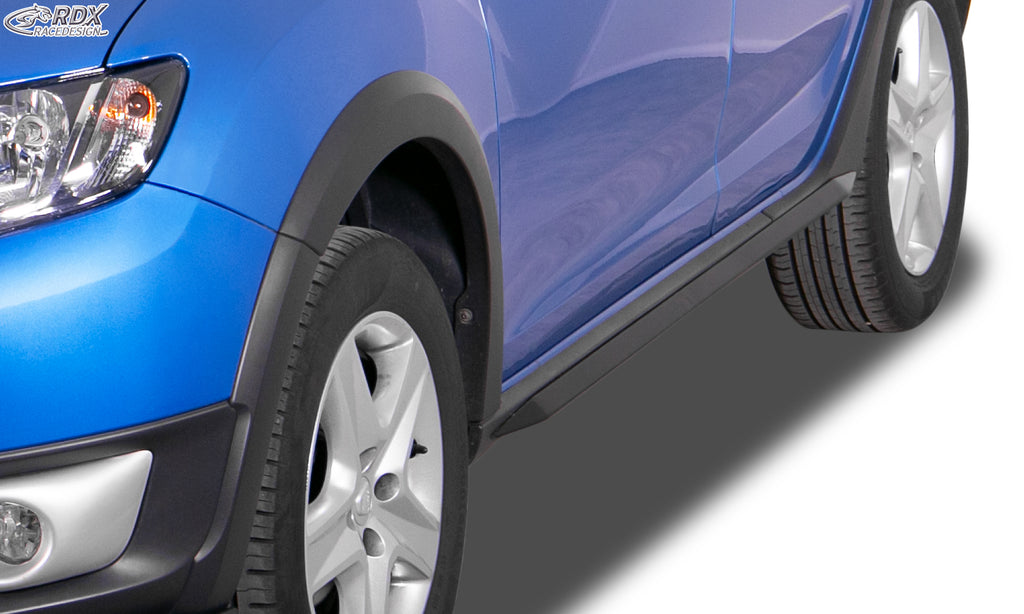 RDX Seitenschweller für DACIA Sandero 2 (incl. Stepway) "Slim"