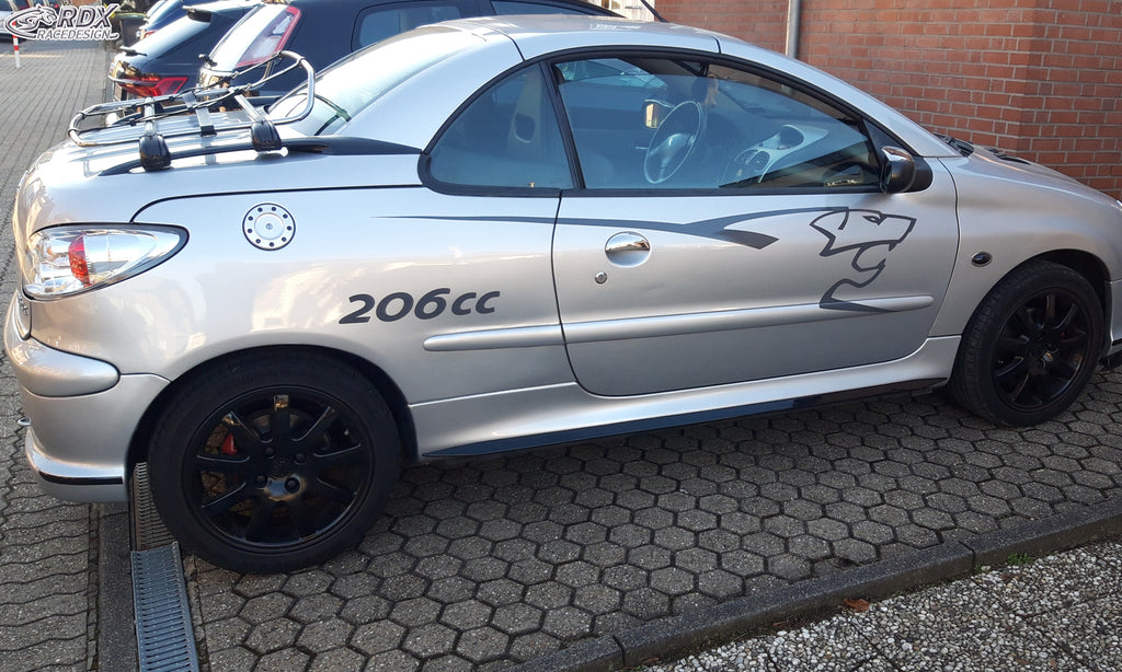 RDX Seitenschweller für PEUGEOT 206 / 206CC "Slim"