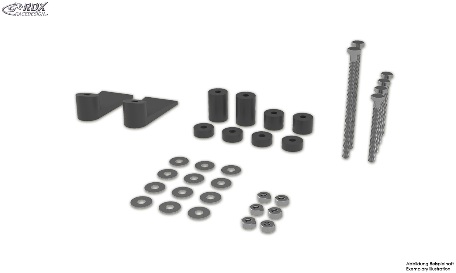 Montageset für RDX Vario-X Frontspoilerlippe Zubehörset