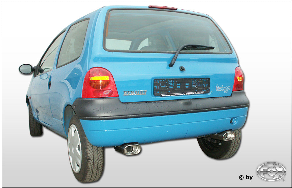 Fox passend fürRenault Twingo C06 Halbanlage ab Kat Ausgang rechts/links - 135x80 Typ 53 rechts/links