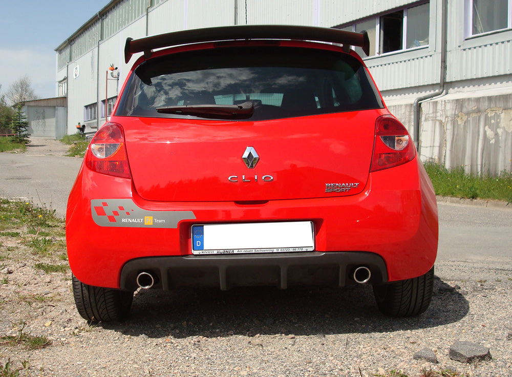 Fox passend fürRenault Clio III B Sport Endschalldämpfer quer Ausgang rechts/links - 1x90 Typ 17 rechts/links