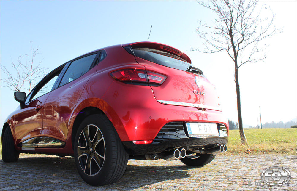 Fox passend fürRenault Clio IV Endschalldämpfer Ausgang rechts/links - 2x76 Typ 16 rechts/links