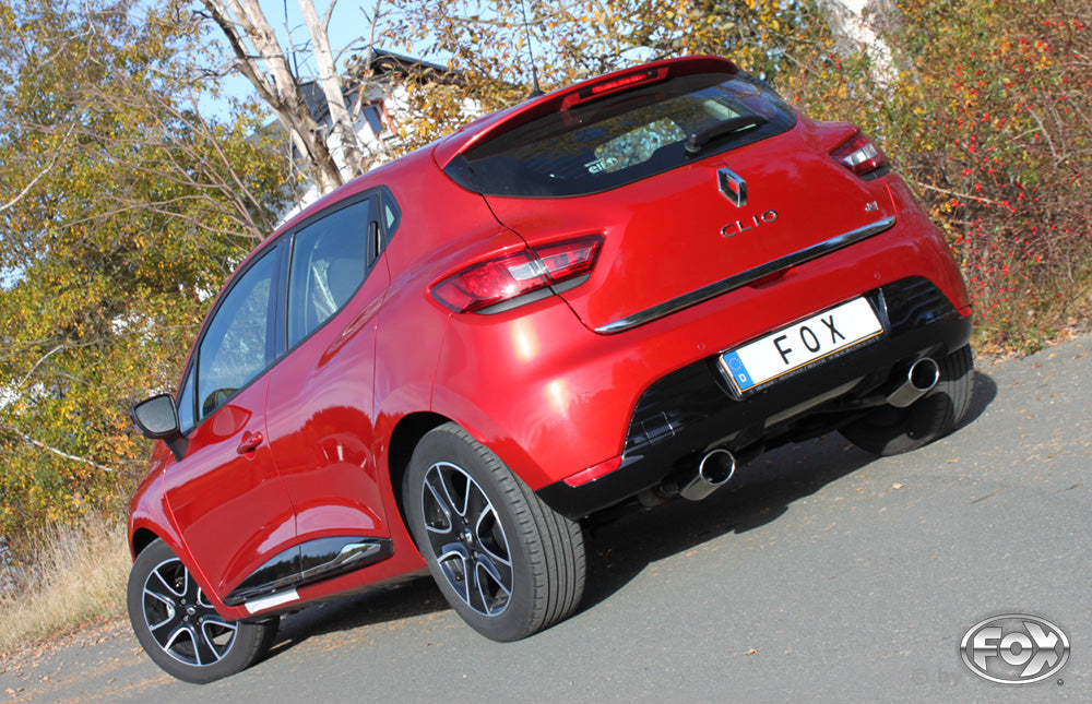 Fox passend für Renault Clio IV Endschalldämpfer Ausgang rechts/links - 115x85 Typ 32 rechts/links
