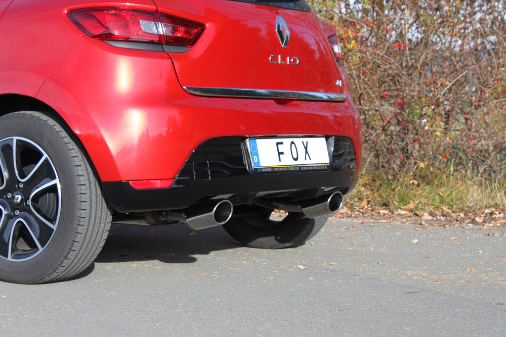 Fox passend fürRenault Clio IV Endschalldämpfer Ausgang rechts/links - 115x85 Typ 32 rechts/links