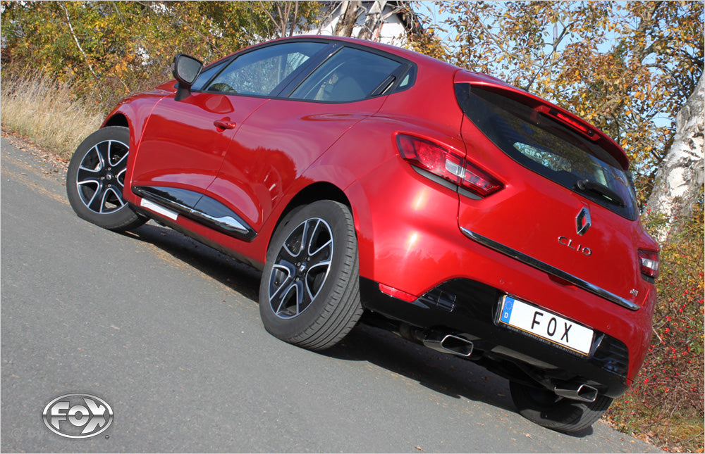 Fox passend fürRenault Clio IV Endschalldämpfer Ausgang rechts/links - 145x65 Typ 59 rechts/links