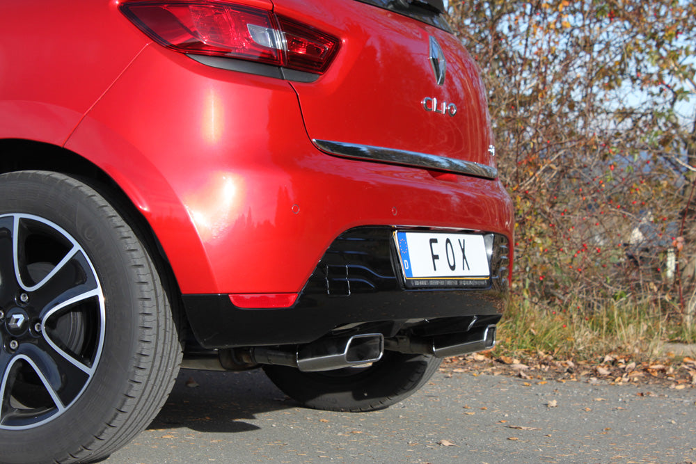 Fox passend fürRenault Clio IV Endschalldämpfer Ausgang rechts/links - 145x65 Typ 59 rechts/links