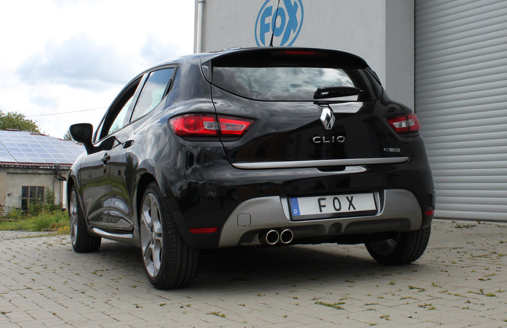 Fox passend fürRenault Clio IV GT Endschalldämpfer - 2x76 Typ 16