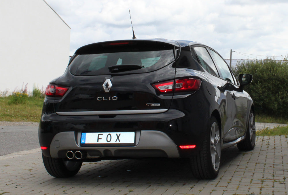 Fox passend fürRenault Clio IV GT Endschalldämpfer - 2x76 Typ 16