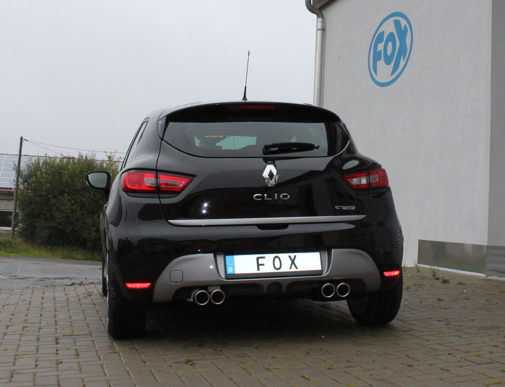 Fox passend fürRenault Clio IV GT Endschalldämpfer Ausgang rechts/links - 2x76 Typ 16 rechts/links