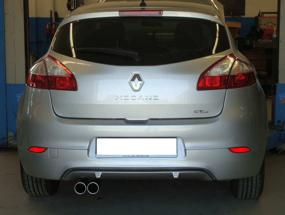 Fox passend fürRenault Megane III Schrägheck/ Coupe Endschalldämpfer - 2x80 Typ 12